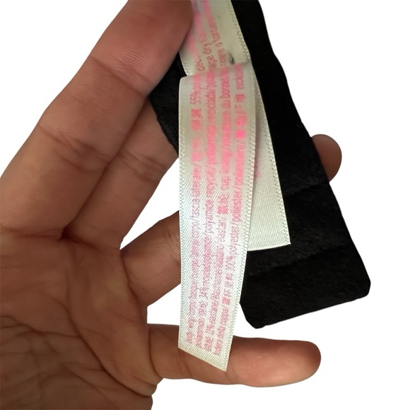 Victoria’s Secret PINK Wear Everywhere Black Lace Leopard Push Up Bra-Size 34D - Picture 8 of 8